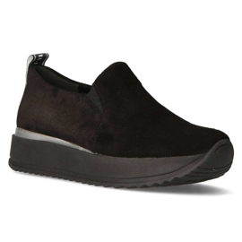 Deportivas de piel Filippo 966 negro 1