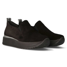 Deportivas de piel Filippo 966 negro 2