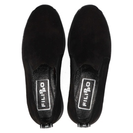 Deportivas de piel Filippo 966 negro 6