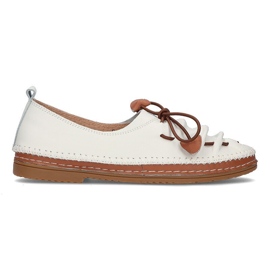 Zapatos de piel Filippo DP2058/21 Wh blanco 4