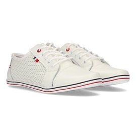 Zapatos de cuero Filippo DP009/21 Wh blanco 5