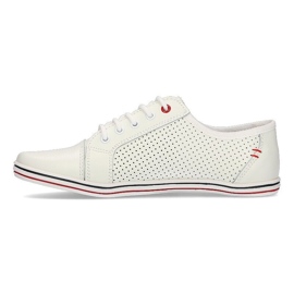 Zapatos de cuero Filippo DP009/21 Wh blanco 8