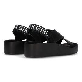 Sandalias de piel Filippo DS2060/21 Bk negro 6
