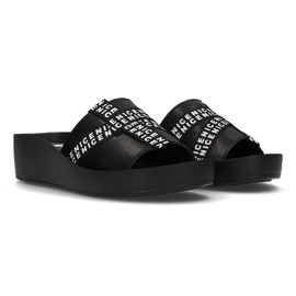Zapatillas de piel Filippo DK2061/21 Bk negro 6