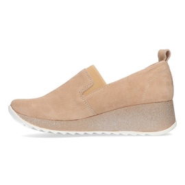 Zapatillas de cuero Filippo DP1500 / 21 Be beige 5