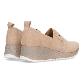 Zapatillas de cuero Filippo DP1500 / 21 Be beige 8