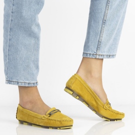 Mocasines de piel Filippo DP1202/21 Yl amarillo 2