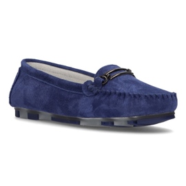 Mocasines de piel Filippo DP1202/21 Bl azul 1