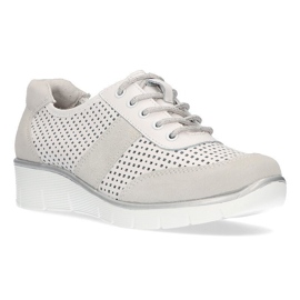 Zapatos de cuero Filippo DP028 / 21 Wh blanco con cordones 1 Zapatos de cuero Filippo DP028 / 21 Wh blanco con cordones 1