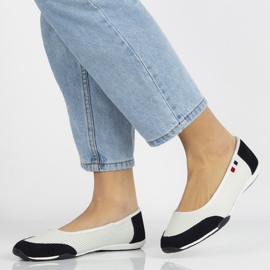 Zapatos de piel Filippo DP142/21 Wh Nv blanco y azul marino 5