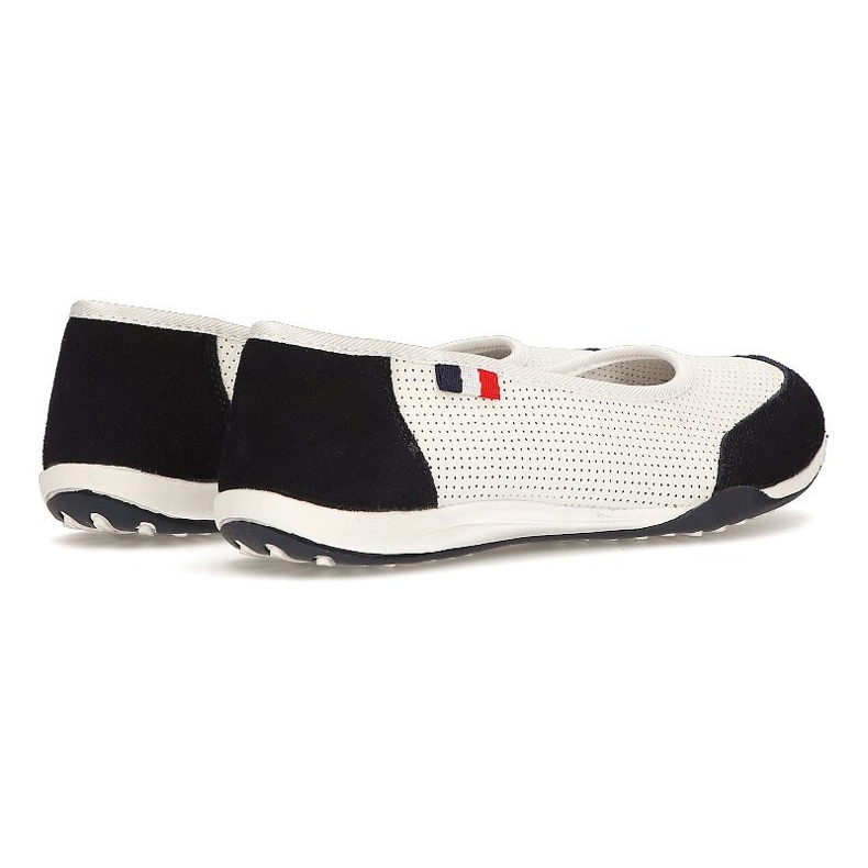 Zapatos de piel Filippo DP142/21 Wh Nv blanco y azul marino 1