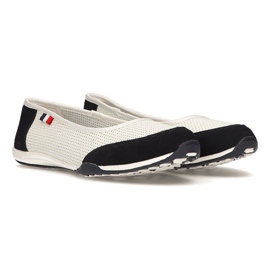 Zapatos de piel Filippo DP142/21 Wh Nv blanco y azul marino 2