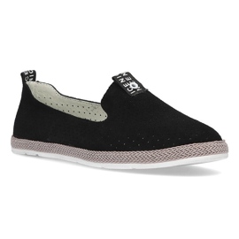 Zapatos de cuero Filippo DP081/21 Bk negro 1