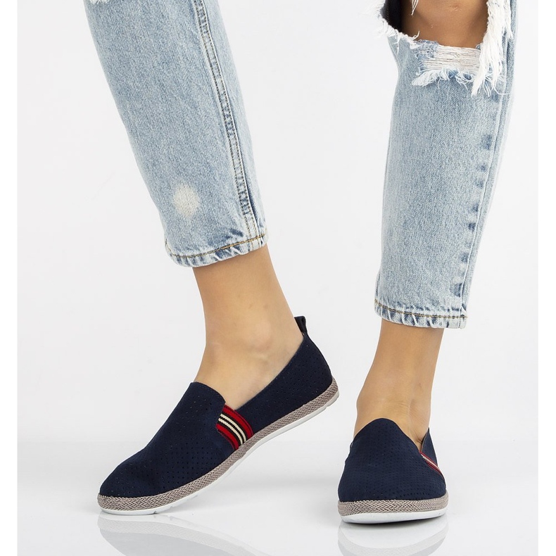 Zapatos de piel Filippo DP2309/21 Nv azul marino 2