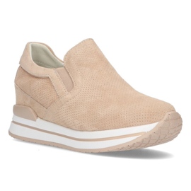 Deportivas de piel Filippo DP1512/21 Be beige 1