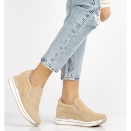 Deportivas de piel Filippo DP1512/21 Be beige 2 Deportivas de piel Filippo DP1512/21 Be beige 2