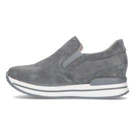 Deportivas de piel Filippo DP1512 / 21 Gr gris 4