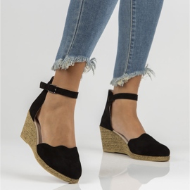 Sandalias de piel Filippo DS1394/21 Bk Negro 3