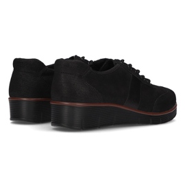 Zapatos de cuero Filippo DP028/21 Bk negro 3