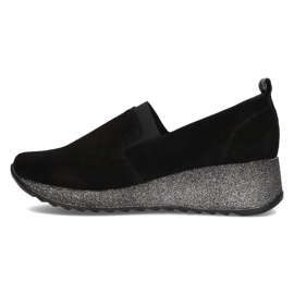 Zapatillas de cuero Filippo DP1500 / 21 Bk negro 4