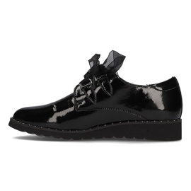Zapatos de piel Filippo DP947/21 Bk lacado negro 3