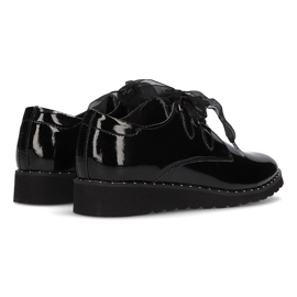 Zapatos de piel Filippo DP947/21 Bk lacado negro 4