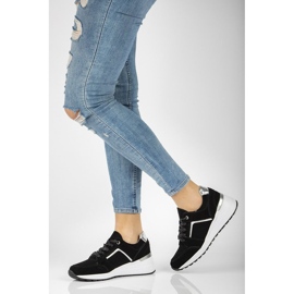 Zapatillas de cuero Filippo DP2003 / 21 Bk negro 2