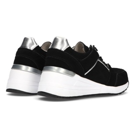 Zapatillas de cuero Filippo DP2003 / 21 Bk negro 6