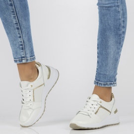 Zapatillas de cuero Filippo DP2003 / 21 Wh blanco 1 Zapatillas de cuero Filippo DP2003 / 21 Wh blanco 1