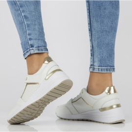 Zapatillas de cuero Filippo DP2003 / 21 Wh blanco 2