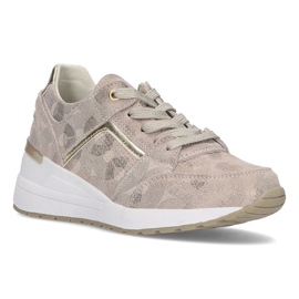 Zapatillas de cuero Filippo DP2003 / 21 Go oro dorado 1