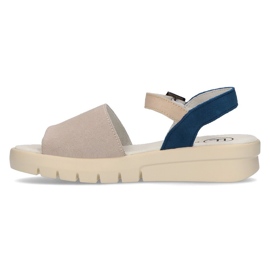 Sandalias de piel Filippo DS2021/21 Gr gris 4