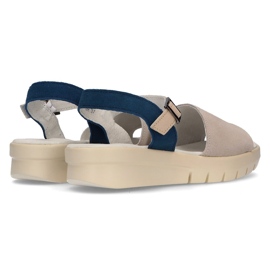 Sandalias de piel Filippo DS2021/21 Gr gris 6