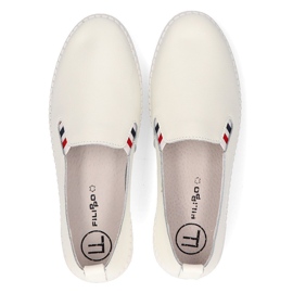 Zapatos de piel FILIPPO DP066/21 Wh blanco 5