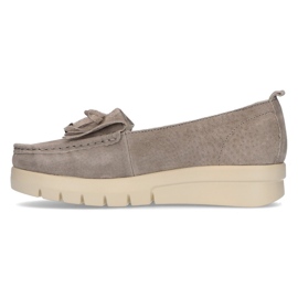 Mocasines de piel Filippo DP2030/21 Gr gris 4