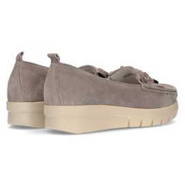 Mocasines de piel Filippo DP2030/21 Gr gris 6