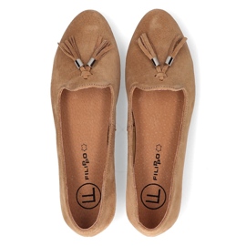 Señores de cuero Filippo DP2025/21 Be beige 3