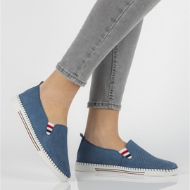 Zapatos de piel FILIPPO DP1272/21 Bl azul 1 Zapatos de piel FILIPPO DP1272/21 Bl azul 1