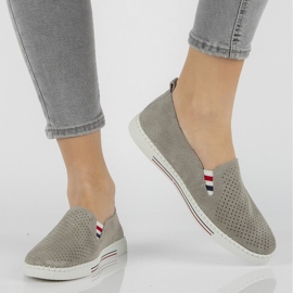 Zapatos de piel FILIPPO DP1272/21 Gr gris 2