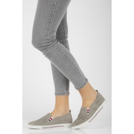 Zapatos de piel FILIPPO DP1272/21 Gr gris 3