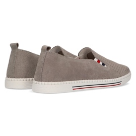 Zapatos de piel FILIPPO DP1272/21 Gr gris 4