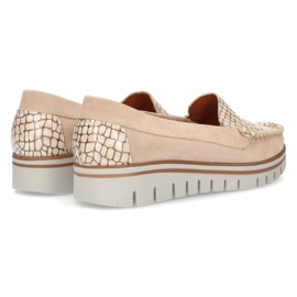 Mocasines de piel Filippo 10118 beige 5