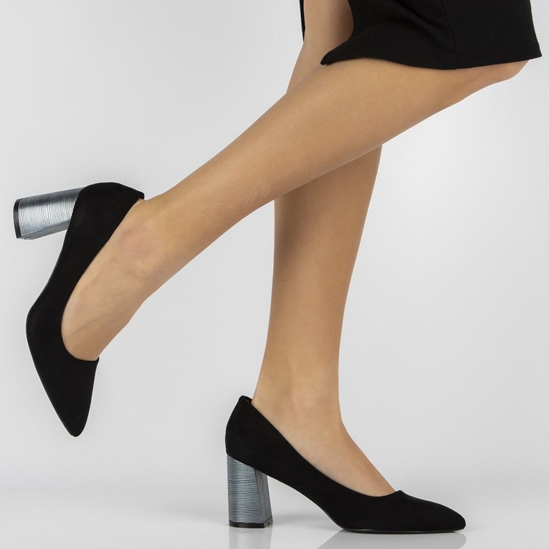 FILIPPO DP2324/22 Bk Negro tacones altos 1