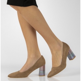 FILIPPO DP2324/22 Beige tacones altos 1