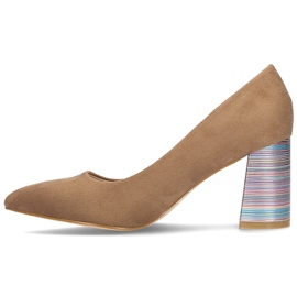 FILIPPO DP2324/22 Beige tacones altos 3