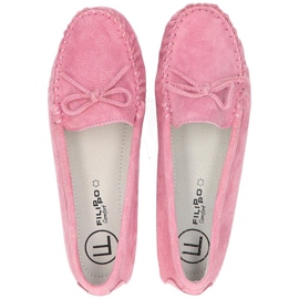 Mocasines de piel Filippo DP1204/21 Pi rosa rosado 5