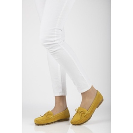 Mocasines de piel Filippo DP1204/21 Yl amarillo 2
