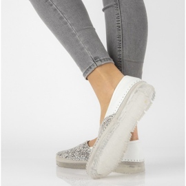 Zapatos de piel Filippo DP2147/21 Wh blanco multicolor 2