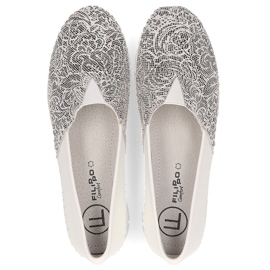 Zapatos de piel Filippo DP2147/21 Wh blanco multicolor 5