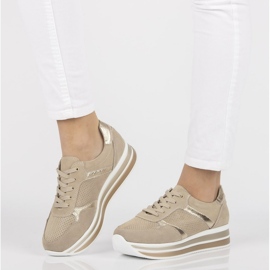 Zapatillas de piel Filippo DP2004/21 Be beige 4